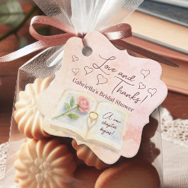 Etiquetas Para Lembrancinhas Chá de Noiva Livro de Histórias de Amor e Gratidão
