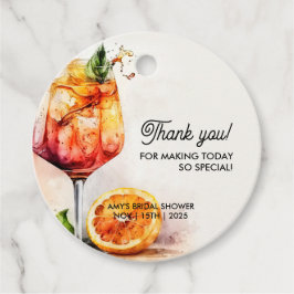 Etiquetas Para Lembrancinhas Chá de Noiva Love at First Spritz