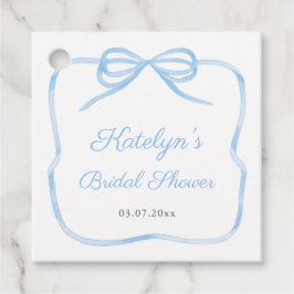 Etiquetas Para Lembrancinhas Chá de panela azul-Arco Elegante