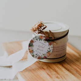 Etiquetas Para Lembrancinhas Chá de panela Boho Autumn