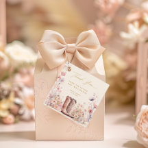 Chá de panela de Boots & Bubble Floral Cowgirl