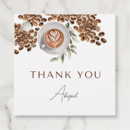 Etiquetas Para Lembrancinhas Chá de panela de café - O amor está a criar