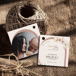 Etiquetas Para Lembrancinhas Chá de panela de Fotografia do Arco Floral Boho Wa