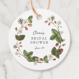 Etiquetas Para Lembrancinhas Chá de panela de Morangos Selvagens