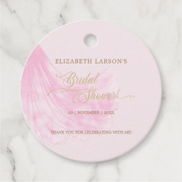 Etiquetas Para Lembrancinhas Chá de panela De Vestido De Casamento Cor-De-Rosa