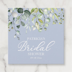 Etiquetas Para Lembrancinhas Chá de panela Eucalyptus Watercolor 