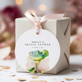 Etiquetas Para Lembrancinhas Chá de panela Fiesta Watercolor