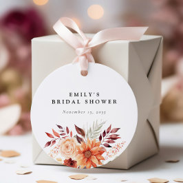 Etiquetas Para Lembrancinhas Chá de panela Floral Boho