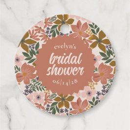 Etiquetas Para Lembrancinhas Chá de panela Floral ou Casamento Personalizado