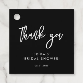 Etiquetas Para Lembrancinhas Chá de panela Preto Moderno Contemporâneo