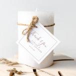 Etiquetas Para Lembrancinhas Chá de panela Rosa Dourado minimalista Obrigado<br><div class="desc">Esse obrigado rosa de ouro minimalista que você prefere, as etiquetas são perfeitas para um chá de casamento simples. A design romântica moderna apresenta clássico de ouro rosa e tipografia branca emparelhada com uma caligrafia rustica, mas elegante, com estilo antigo, com letra de mão. Personalizável em qualquer cor. Mantenha o...</div>