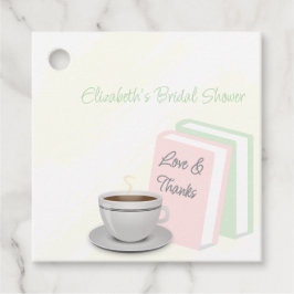 Etiquetas Para Lembrancinhas Chá & Livros Chá de Noiva