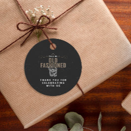 Etiquetas Para Lembrancinhas Chame-me de Aniversário do Whiskey Cocktail