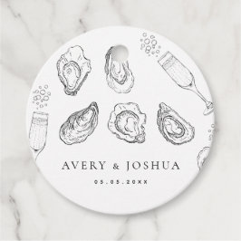 Etiquetas Para Lembrancinhas Champanhe Desenho Mão e Festa de casamento de Ostr