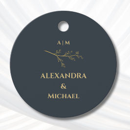 Etiquetas Para Lembrancinhas Charcoal Botanical Christian Wedding Thank You