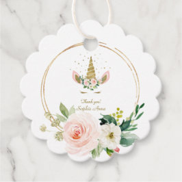 Etiquetas Para Lembrancinhas Charm Burgundy Blush Flowers Dourado Unicorn Anive