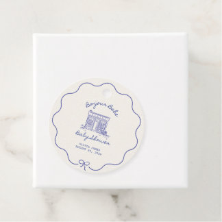 Etiquetas Para Lembrancinhas Chic Bonjour bebe baby shower