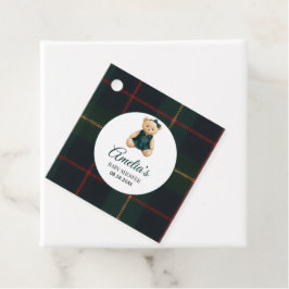 Etiquetas Para Lembrancinhas Chic Luxo Urso de Pelúcia Chá de Bebê