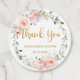 Etiquetas Para Lembrancinhas Chic Rosa Flores Baby Noiva Aniversário
