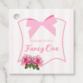 Etiquetas Para Lembrancinhas Chic Um Laço Floral Aniversário de 1 Ano