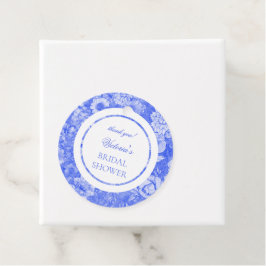 Etiquetas Para Lembrancinhas Chinoiserie Azul Branco Chuveiro de Noiva