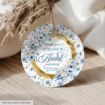 Chique Boêmio Pousio Azul Dourado Flores Chá de No