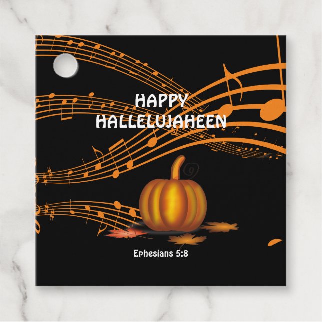 Etiquetas Para Lembrancinhas Christian Halloween (Frente)