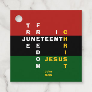 Etiquetas Para Lembrancinhas Christian JUNETEENTH