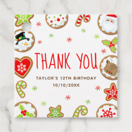 Etiquetas Para Lembrancinhas Christmas Cookies Birthday Party Red Thank You