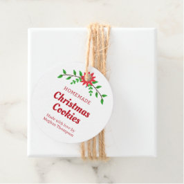 Etiquetas Para Lembrancinhas Christmas Homemade Cookies Gift Tag