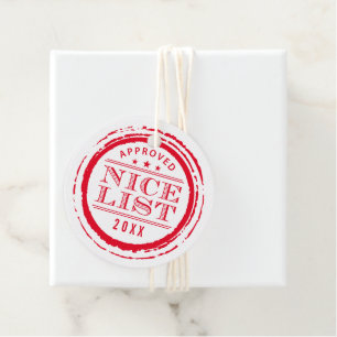 Etiquetas Para Lembrancinhas CHRISTMAS WRAPPING engraçado belo selo vermelho 20
