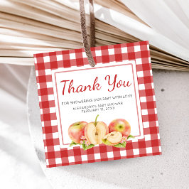 Etiquetas Para Lembrancinhas Chuva de Amor Baby Shower Gingham
