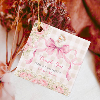 Etiquetas Para Lembrancinhas Chuva de Amor Baby Shower Xadrez Rosa Obrigada