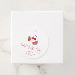 Etiquetas Para Lembrancinhas Chuva de Frutas Baby Shower