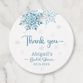 ETIQUETAS PARA LEMBRANCINHAS CHUVA DE NEVE AZUL NO CASAMENTO DE NOIVA