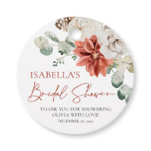 Chuva de Noiva de Natal de Inverno Vermelho Modern