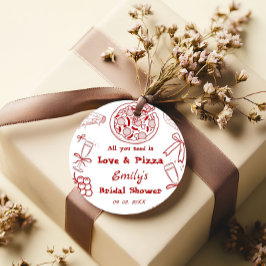 Etiquetas Para Lembrancinhas Chuva de Noiva Desenhada à Mão é amor & Pizza