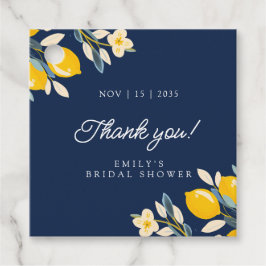 Etiquetas Para Lembrancinhas Chuva de Noiva Limão Cítrico Positano