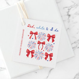 Etiquetas Para Lembrancinhas Chuva de Noivas Vermelho Branco e Eu Faço 4 de Jul