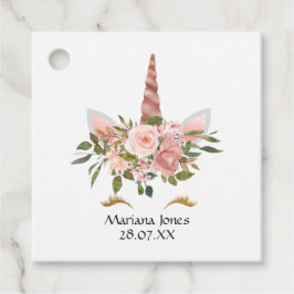Etiquetas Para Lembrancinhas Chuva de Rosa e Dourado Rosa Floral Chuveiro de Be