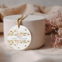 Chuveiro de Noiva Botânico Rústico Personalizado