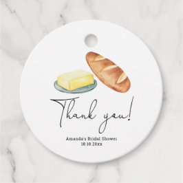 Etiquetas Para Lembrancinhas Chuveiro de Noiva Butter Together Obrigado