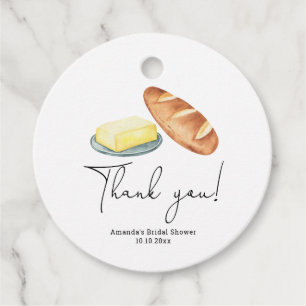 Etiquetas Para Lembrancinhas Chuveiro de Noiva Butter Together Obrigado