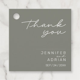 Etiquetas Para Lembrancinhas Cinza de nave batedora Elegante Minimal Obrigado C