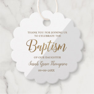 Etiquetas Para Lembrancinhas Cinzas personalizadas Menina do batismo obrigado v