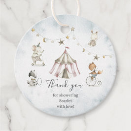 Etiquetas Para Lembrancinhas Circo Cinto Animais Chá de fraldas Círculo Físico