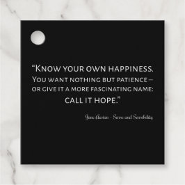 Etiquetas Para Lembrancinhas Citação De Senso E Sensibilidade