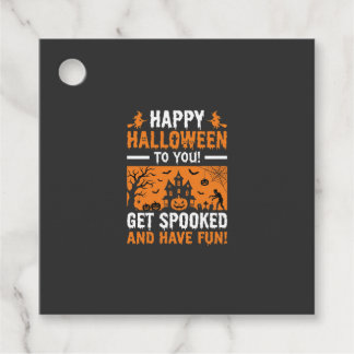 Etiquetas Para Lembrancinhas Citação Feliz Halloween Casa Assombrada Assustador