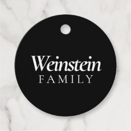 Etiquetas Para Lembrancinhas Classic Family Name Purim