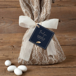 Etiquetas Para Lembrancinhas Clássico e Elegante I Dark Blue I Obrigado Casamen